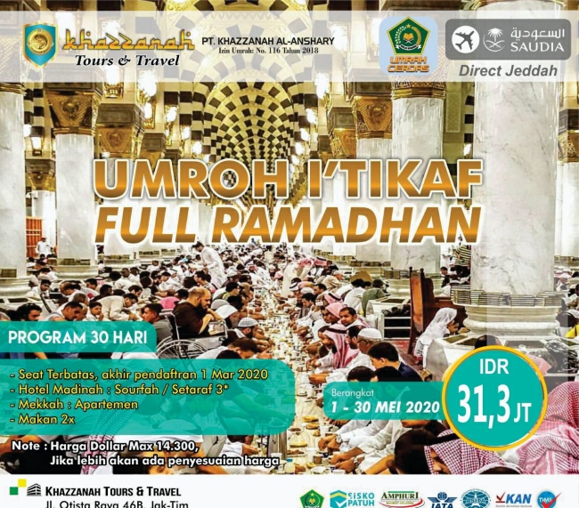 Paket Umroh Ramadhan 2022