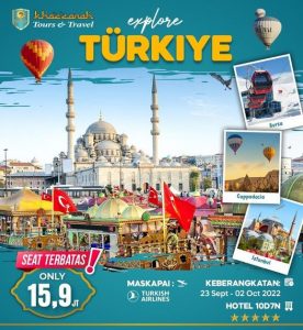 Paket Tour Turki 2022