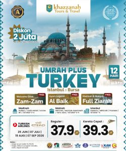 Paket Umroh Plus Turki 2026