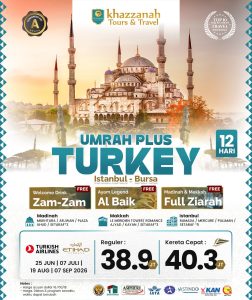 Paket Umroh Plus Turki 2026