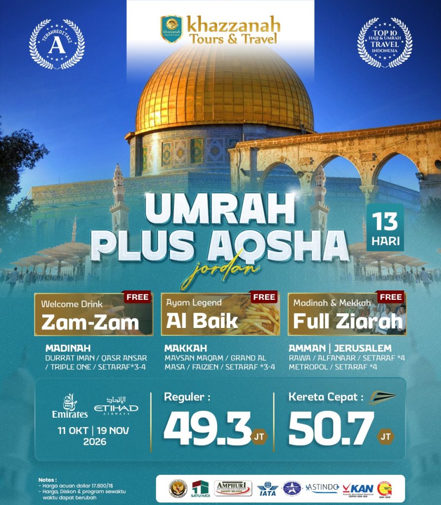 Paket Umroh Plus Aqsa 2026