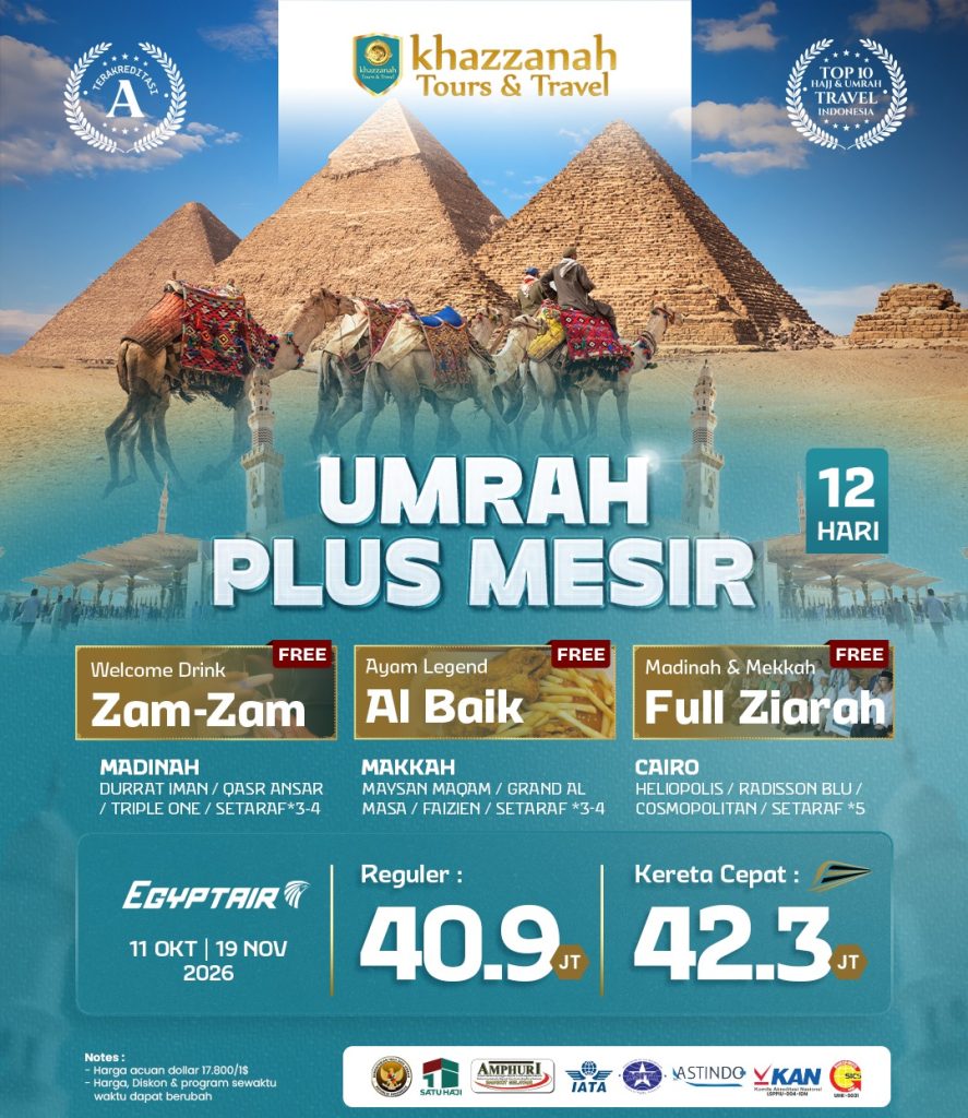 Paket Umroh Plus Mesir 2026