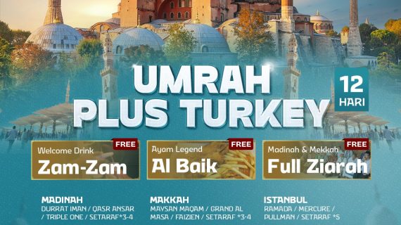 Paket Umroh Plus Turki 2026 Penuh Keceriaan