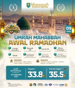 Umroh Awal Ramadhan 2027